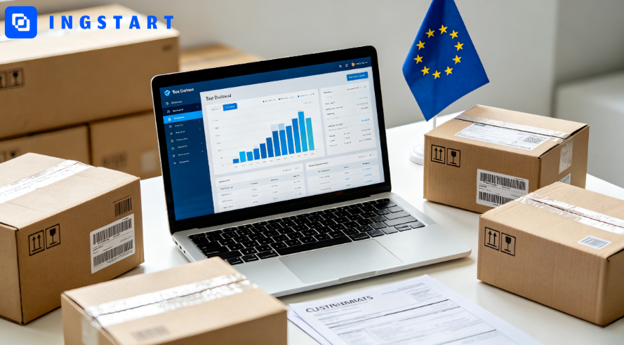 alt="EU VAT Compliance logistics and parcel documentation"