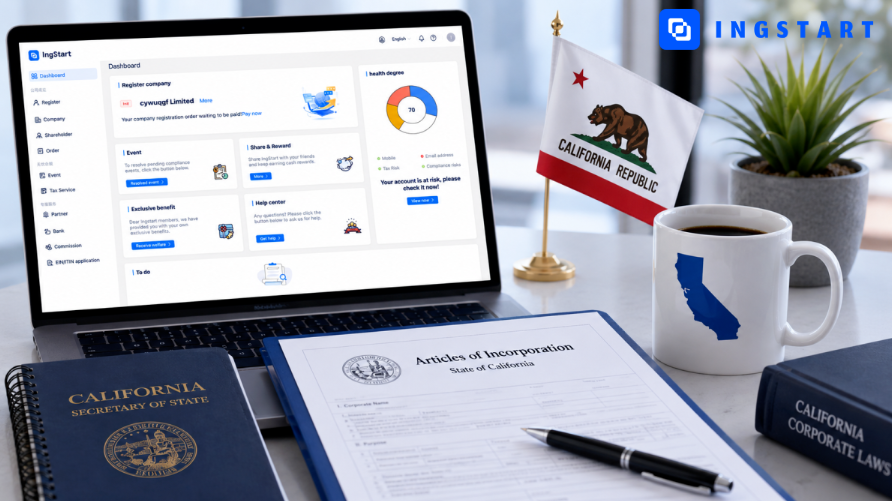 USA California company registration guide for LLC and C Corporation beginners