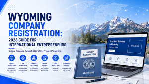 Wyoming company registration 2026 guide for international entrepreneurs, benefits of Wyoming business setup