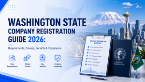 Washington State company registration guide 2026, requirements, process, benefits and compliance for registering business in Washington